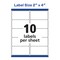 Avery White Address Labels with Permanent Adhesive, Sure Feed, 3 Sizes: 1"x 2 5/8" (300 Labels,18160), 2"x 4" (100 Labels,18163), 2/3"x 1 3/4" (600 Labels,18294), 1 Pack of Each, 1,000 Labels Total
